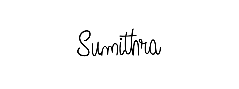 Use a signature maker to create a handwritten signature online. With this signature software, you can design (Angelique-Rose-font-FFP) your own signature for name Sumithra. Sumithra signature style 5 images and pictures png