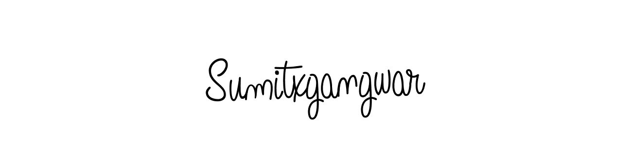 Also we have Sumitxgangwar name is the best signature style. Create professional handwritten signature collection using Angelique-Rose-font-FFP autograph style. Sumitxgangwar signature style 5 images and pictures png
