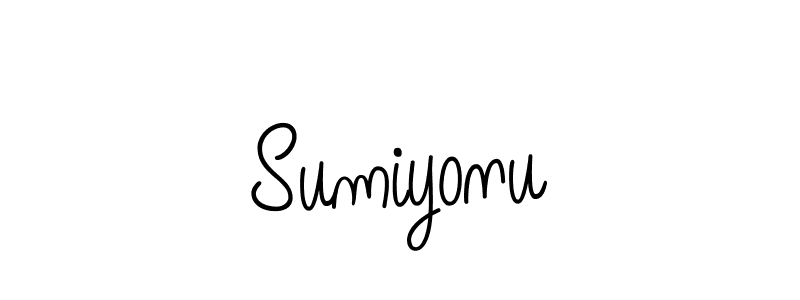 Design your own signature with our free online signature maker. With this signature software, you can create a handwritten (Angelique-Rose-font-FFP) signature for name Sumiyonu. Sumiyonu signature style 5 images and pictures png