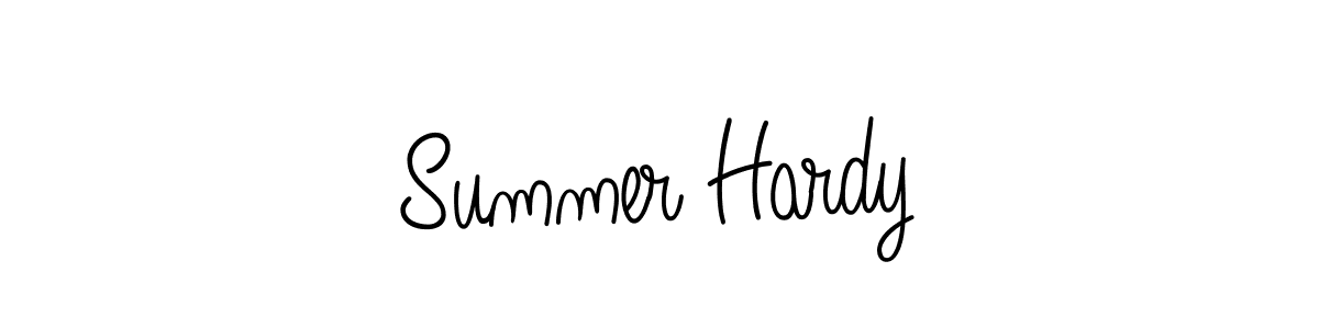 The best way (Angelique-Rose-font-FFP) to make a short signature is to pick only two or three words in your name. The name Summer Hardy include a total of six letters. For converting this name. Summer Hardy signature style 5 images and pictures png