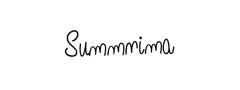 Make a beautiful signature design for name Summnima. Use this online signature maker to create a handwritten signature for free. Summnima signature style 5 images and pictures png