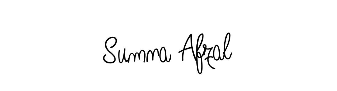 Also You can easily find your signature by using the search form. We will create Sumna Afzal name handwritten signature images for you free of cost using Angelique-Rose-font-FFP sign style. Sumna Afzal signature style 5 images and pictures png