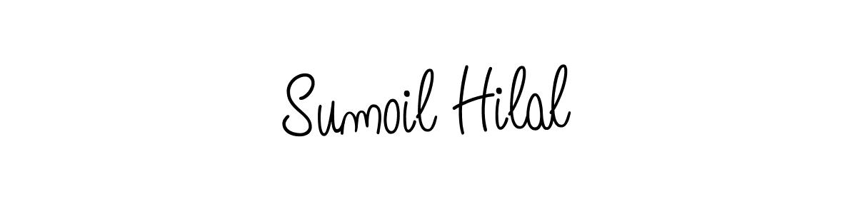 Design your own signature with our free online signature maker. With this signature software, you can create a handwritten (Angelique-Rose-font-FFP) signature for name Sumoil Hilal. Sumoil Hilal signature style 5 images and pictures png