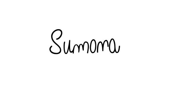 The best way (Angelique-Rose-font-FFP) to make a short signature is to pick only two or three words in your name. The name Sumona include a total of six letters. For converting this name. Sumona signature style 5 images and pictures png