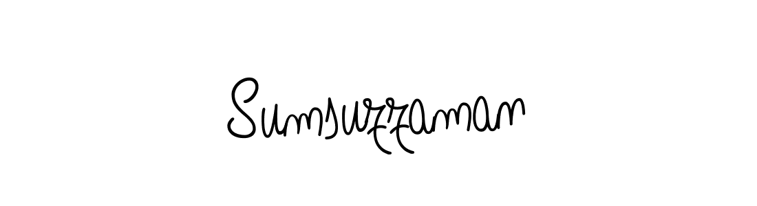The best way (Angelique-Rose-font-FFP) to make a short signature is to pick only two or three words in your name. The name Sumsuzzaman include a total of six letters. For converting this name. Sumsuzzaman signature style 5 images and pictures png