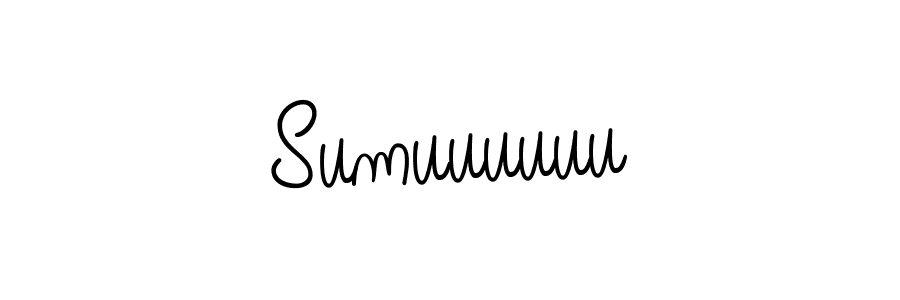 It looks lik you need a new signature style for name Sumuuuuuu. Design unique handwritten (Angelique-Rose-font-FFP) signature with our free signature maker in just a few clicks. Sumuuuuuu signature style 5 images and pictures png