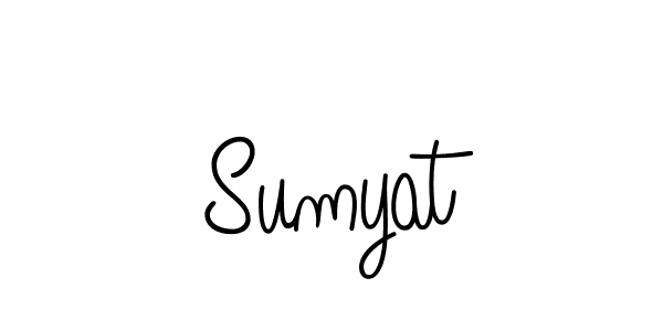 Create a beautiful signature design for name Sumyat. With this signature (Angelique-Rose-font-FFP) fonts, you can make a handwritten signature for free. Sumyat signature style 5 images and pictures png
