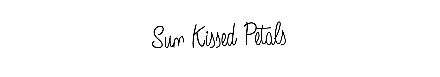 How to make Sun Kissed Petals name signature. Use Angelique-Rose-font-FFP style for creating short signs online. This is the latest handwritten sign. Sun Kissed Petals signature style 5 images and pictures png