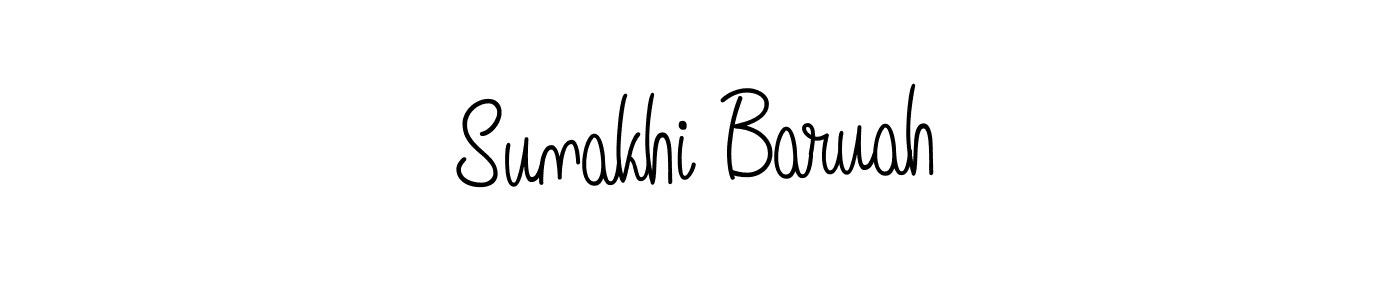 Also we have Sunakhi Baruah name is the best signature style. Create professional handwritten signature collection using Angelique-Rose-font-FFP autograph style. Sunakhi Baruah signature style 5 images and pictures png