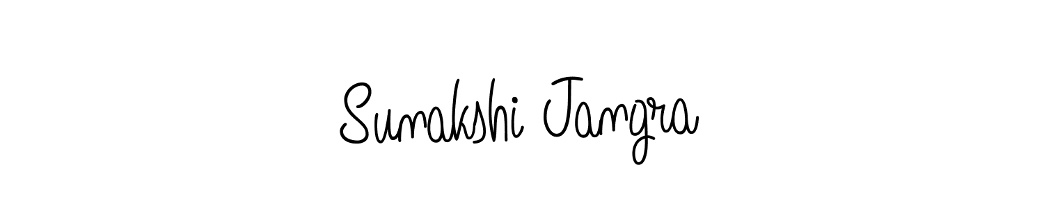 Check out images of Autograph of Sunakshi Jangra name. Actor Sunakshi Jangra Signature Style. Angelique-Rose-font-FFP is a professional sign style online. Sunakshi Jangra signature style 5 images and pictures png