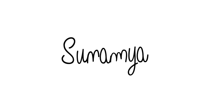 Make a beautiful signature design for name Sunamya. Use this online signature maker to create a handwritten signature for free. Sunamya signature style 5 images and pictures png