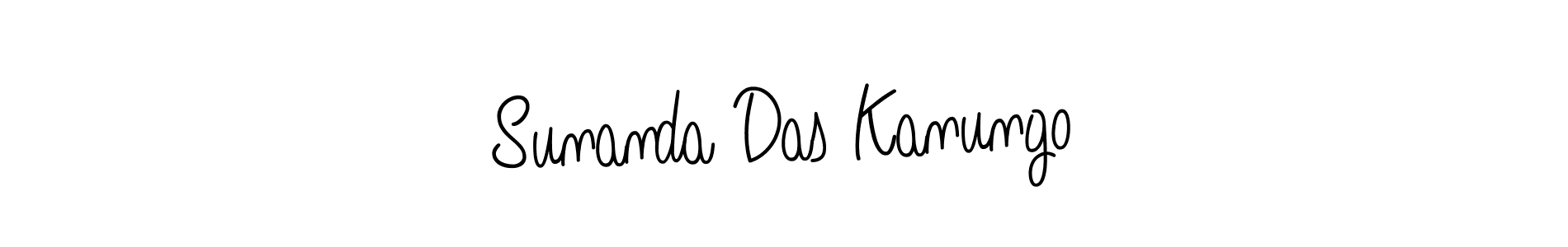 You should practise on your own different ways (Angelique-Rose-font-FFP) to write your name (Sunanda Das Kanungo) in signature. don't let someone else do it for you. Sunanda Das Kanungo signature style 5 images and pictures png