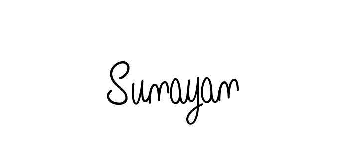 Best and Professional Signature Style for Sunayan. Angelique-Rose-font-FFP Best Signature Style Collection. Sunayan signature style 5 images and pictures png
