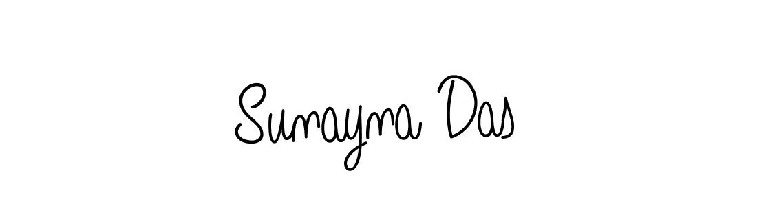 The best way (Angelique-Rose-font-FFP) to make a short signature is to pick only two or three words in your name. The name Sunayna Das include a total of six letters. For converting this name. Sunayna Das signature style 5 images and pictures png