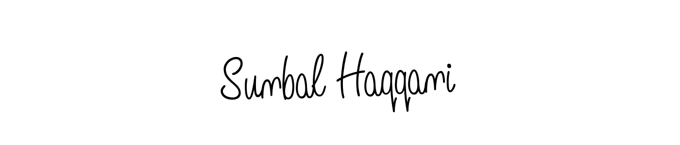 Also we have Sunbal Haqqani name is the best signature style. Create professional handwritten signature collection using Angelique-Rose-font-FFP autograph style. Sunbal Haqqani signature style 5 images and pictures png