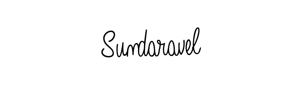 Use a signature maker to create a handwritten signature online. With this signature software, you can design (Angelique-Rose-font-FFP) your own signature for name Sundaravel. Sundaravel signature style 5 images and pictures png