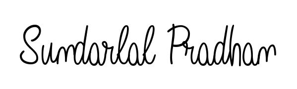 The Angelique-Rose-font-FFP font transforms the name Sundarlal Pradhan into an executive sign with sharp precision and distinguished character. Sundarlal Pradhan signature style 5 images and pictures png