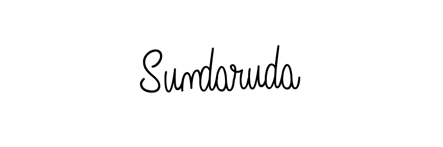 Make a beautiful signature design for name Sundaruda. With this signature (Angelique-Rose-font-FFP) style, you can create a handwritten signature for free. Sundaruda signature style 5 images and pictures png