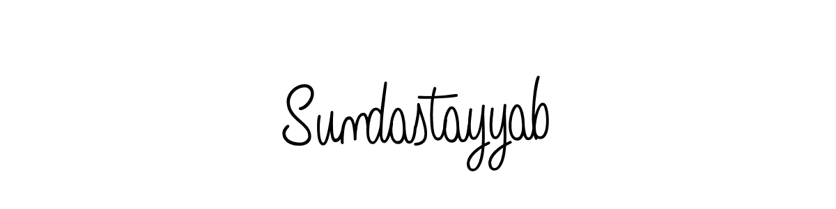 Once you've used our free online signature maker to create your best signature Angelique-Rose-font-FFP style, it's time to enjoy all of the benefits that Sundastayyab name signing documents. Sundastayyab signature style 5 images and pictures png