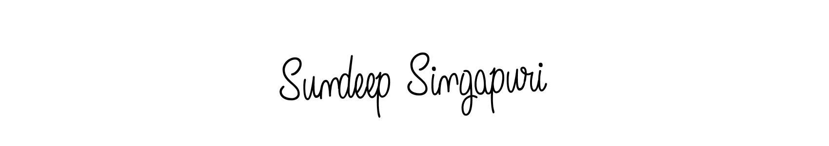 Similarly Angelique-Rose-font-FFP is the best handwritten signature design. Signature creator online .You can use it as an online autograph creator for name Sundeep Singapuri. Sundeep Singapuri signature style 5 images and pictures png