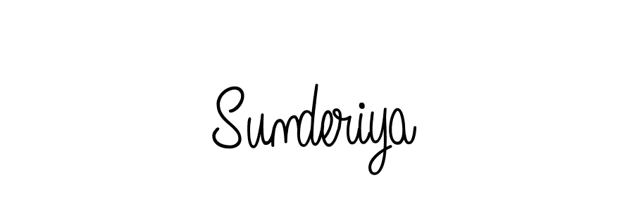 How to Draw Sunderiya signature style? Angelique-Rose-font-FFP is a latest design signature styles for name Sunderiya. Sunderiya signature style 5 images and pictures png