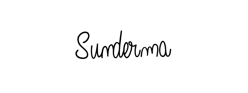 Also we have Sunderma name is the best signature style. Create professional handwritten signature collection using Angelique-Rose-font-FFP autograph style. Sunderma signature style 5 images and pictures png