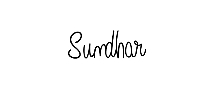 if you are searching for the best signature style for your name Sundhar. so please give up your signature search. here we have designed multiple signature styles  using Angelique-Rose-font-FFP. Sundhar signature style 5 images and pictures png