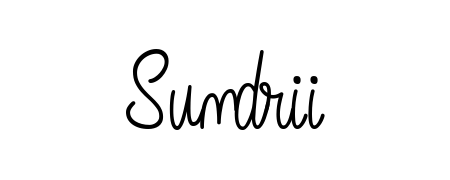 A timeless handwritten aesthetic for Sundrii. The Angelique-Rose-font-FFP font gives your signature a handcrafted feel with natural curves. Sundrii signature style 5 images and pictures png