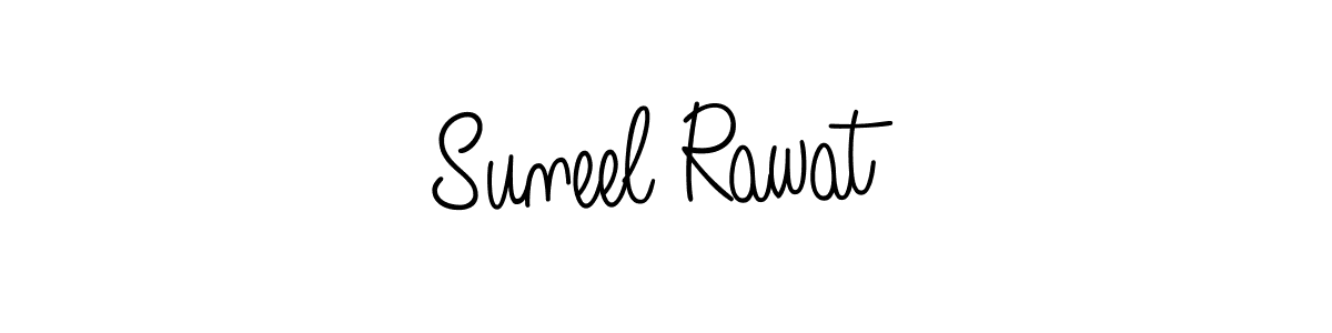 Angelique-Rose-font-FFP is a professional signature style that is perfect for those who want to add a touch of class to their signature. It is also a great choice for those who want to make their signature more unique. Get Suneel Rawat name to fancy signature for free. Suneel Rawat signature style 5 images and pictures png