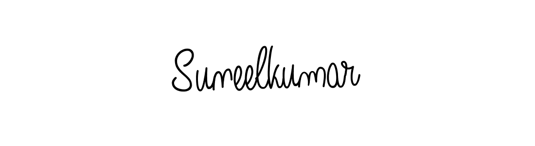 Design your own signature with our free online signature maker. With this signature software, you can create a handwritten (Angelique-Rose-font-FFP) signature for name Suneelkumar. Suneelkumar signature style 5 images and pictures png