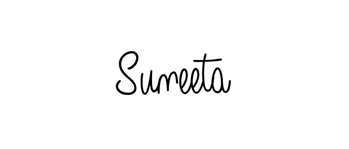 Make a beautiful signature design for name Suneeta. Use this online signature maker to create a handwritten signature for free. Suneeta signature style 5 images and pictures png