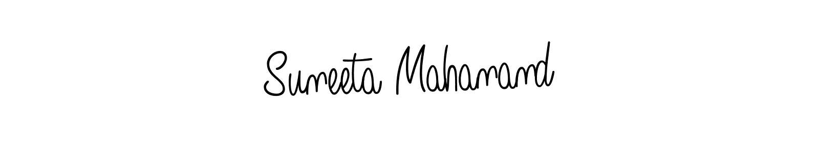 if you are searching for the best signature style for your name Suneeta Mahanand. so please give up your signature search. here we have designed multiple signature styles  using Angelique-Rose-font-FFP. Suneeta Mahanand signature style 5 images and pictures png