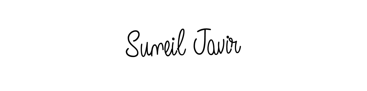 Also You can easily find your signature by using the search form. We will create Suneil Javir name handwritten signature images for you free of cost using Angelique-Rose-font-FFP sign style. Suneil Javir signature style 5 images and pictures png