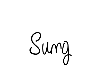 How to make Sung name signature. Use Angelique-Rose-font-FFP style for creating short signs online. This is the latest handwritten sign. Sung signature style 5 images and pictures png