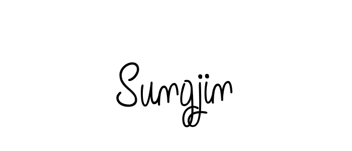 if you are searching for the best signature style for your name Sungjin. so please give up your signature search. here we have designed multiple signature styles  using Angelique-Rose-font-FFP. Sungjin signature style 5 images and pictures png