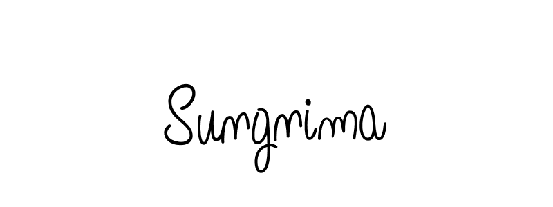 Once you've used our free online signature maker to create your best signature Angelique-Rose-font-FFP style, it's time to enjoy all of the benefits that Sungnima name signing documents. Sungnima signature style 5 images and pictures png