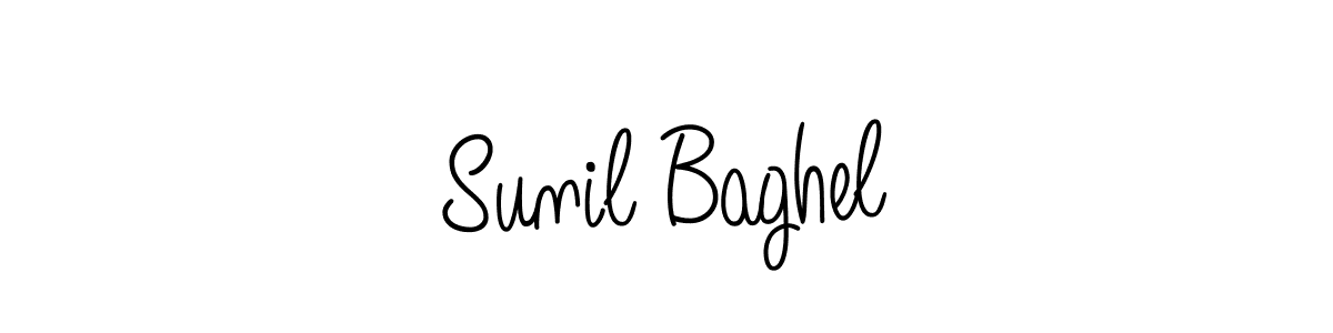 Create a beautiful signature design for name Sunil Baghel. With this signature (Angelique-Rose-font-FFP) fonts, you can make a handwritten signature for free. Sunil Baghel signature style 5 images and pictures png