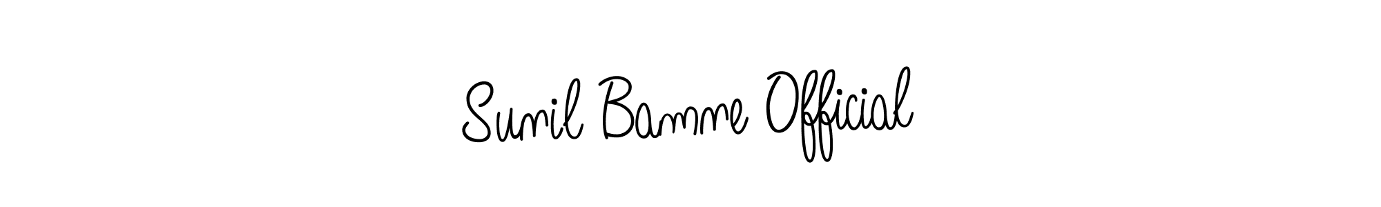 Similarly Angelique-Rose-font-FFP is the best handwritten signature design. Signature creator online .You can use it as an online autograph creator for name Sunil Bamne Official. Sunil Bamne Official signature style 5 images and pictures png