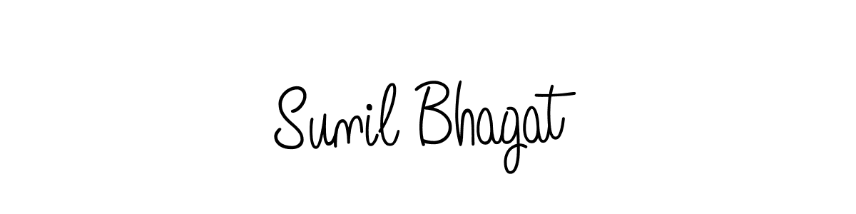 Design your own signature with our free online signature maker. With this signature software, you can create a handwritten (Angelique-Rose-font-FFP) signature for name Sunil Bhagat. Sunil Bhagat signature style 5 images and pictures png