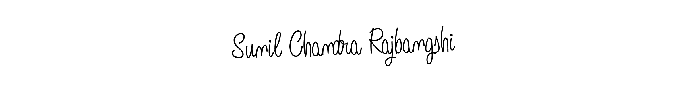 You should practise on your own different ways (Angelique-Rose-font-FFP) to write your name (Sunil Chandra Rajbangshi) in signature. don't let someone else do it for you. Sunil Chandra Rajbangshi signature style 5 images and pictures png