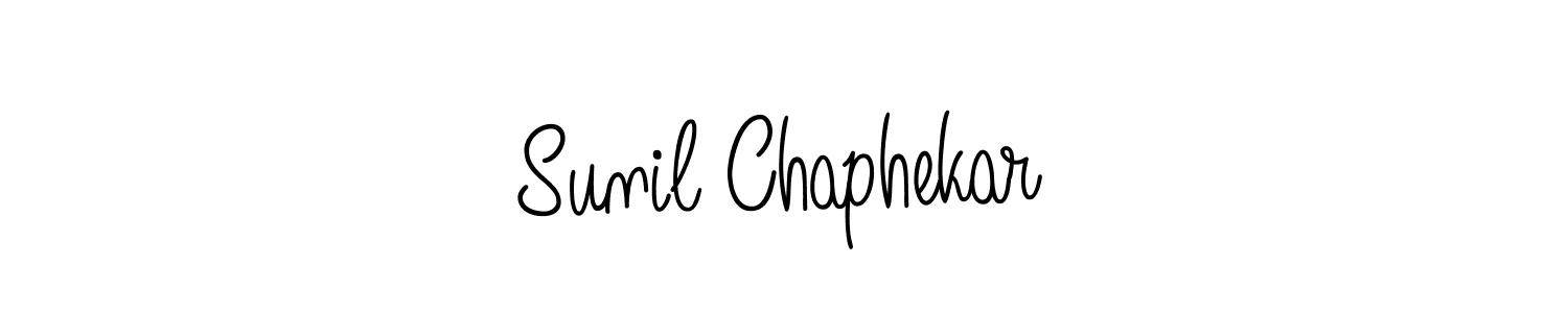 Design your own signature with our free online signature maker. With this signature software, you can create a handwritten (Angelique-Rose-font-FFP) signature for name Sunil Chaphekar. Sunil Chaphekar signature style 5 images and pictures png