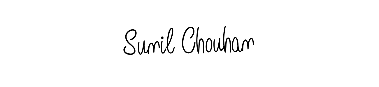 Create a beautiful signature design for name Sunil Chouhan. With this signature (Angelique-Rose-font-FFP) fonts, you can make a handwritten signature for free. Sunil Chouhan signature style 5 images and pictures png