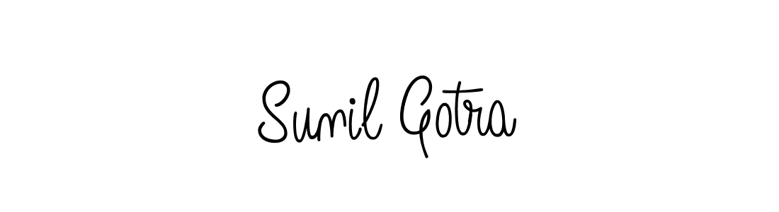 How to make Sunil Gotra signature? Angelique-Rose-font-FFP is a professional autograph style. Create handwritten signature for Sunil Gotra name. Sunil Gotra signature style 5 images and pictures png