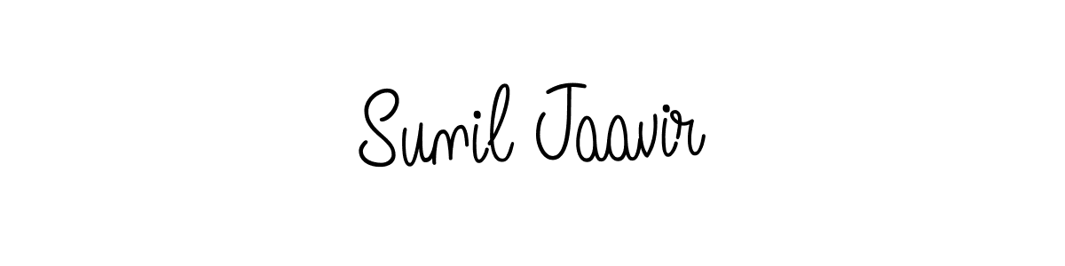 You should practise on your own different ways (Angelique-Rose-font-FFP) to write your name (Sunil Jaavir) in signature. don't let someone else do it for you. Sunil Jaavir signature style 5 images and pictures png
