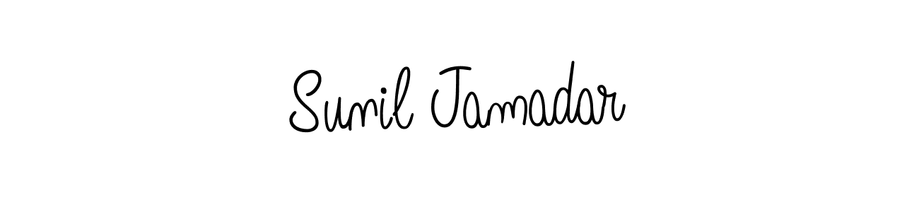 Sunil Jamadar stylish signature style. Best Handwritten Sign (Angelique-Rose-font-FFP) for my name. Handwritten Signature Collection Ideas for my name Sunil Jamadar. Sunil Jamadar signature style 5 images and pictures png