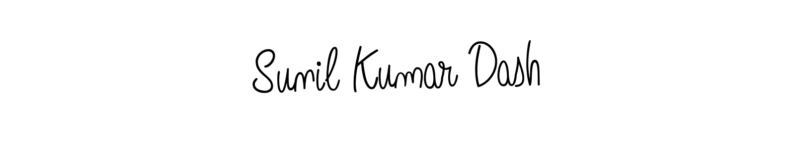 Make a beautiful signature design for name Sunil Kumar Dash. With this signature (Angelique-Rose-font-FFP) style, you can create a handwritten signature for free. Sunil Kumar Dash signature style 5 images and pictures png