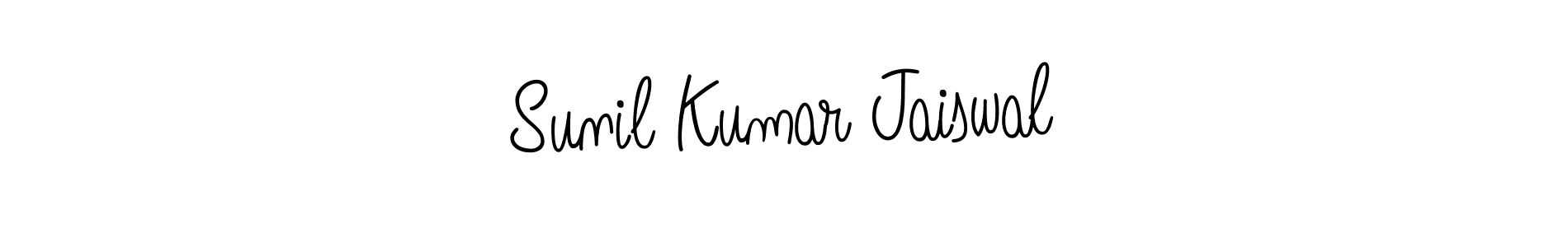 Design your own signature with our free online signature maker. With this signature software, you can create a handwritten (Angelique-Rose-font-FFP) signature for name Sunil Kumar Jaiswal. Sunil Kumar Jaiswal signature style 5 images and pictures png