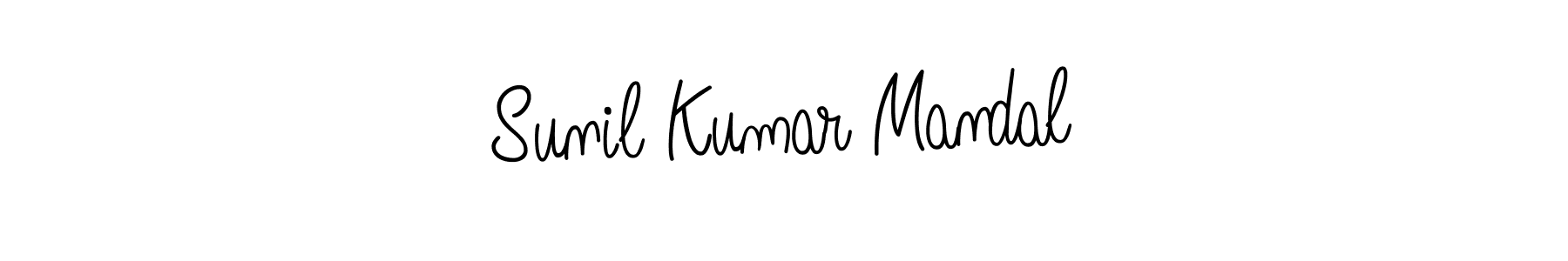 How to make Sunil Kumar Mandal signature? Angelique-Rose-font-FFP is a professional autograph style. Create handwritten signature for Sunil Kumar Mandal name. Sunil Kumar Mandal signature style 5 images and pictures png