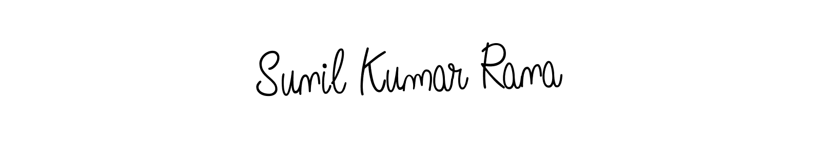 How to make Sunil Kumar Rana name signature. Use Angelique-Rose-font-FFP style for creating short signs online. This is the latest handwritten sign. Sunil Kumar Rana signature style 5 images and pictures png