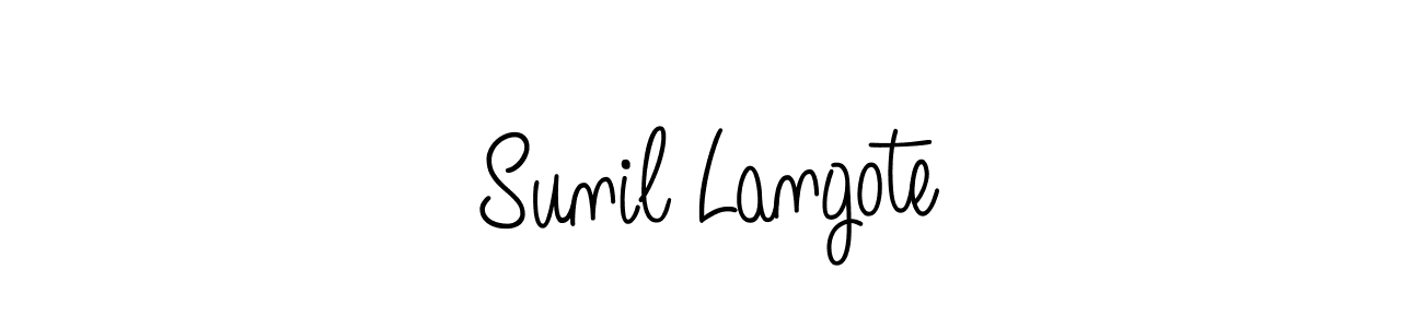 Similarly Angelique-Rose-font-FFP is the best handwritten signature design. Signature creator online .You can use it as an online autograph creator for name Sunil Langote. Sunil Langote signature style 5 images and pictures png